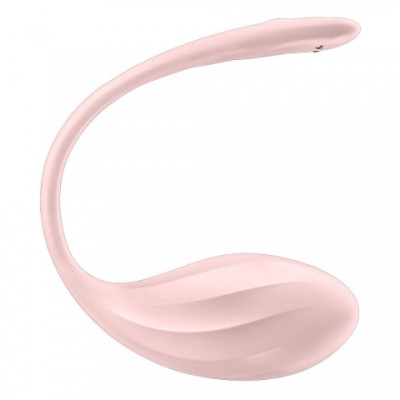 Виброяйцо Satisfyer Ribbed Petal (Connect App) розовый Виброяйцо Satisfyer Ribbed Petal (Connect App) розовый