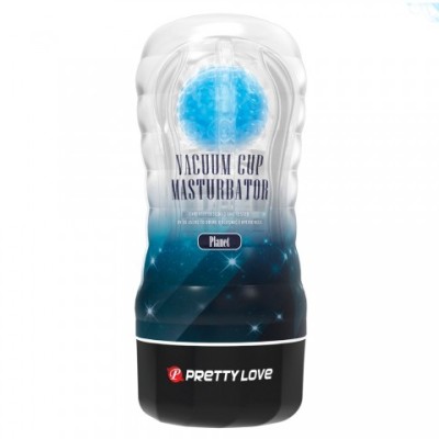 Мужской мастурбатор Planet с внутренним стимулятором, синий Мужской мастурбатор Planet с внутренним стимулятором, синий