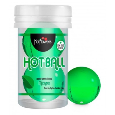 Лубрикант AROMATIC HOT BALL на масляной основе в виде двух шариков (аромат мяты) Лубрикант AROMATIC HOT BALL на масляной основе в виде двух шариков (аромат мяты)