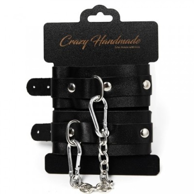 Наручники однослойные скругленные, черные Наручники однослойные скругленные, черные