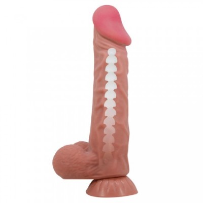 Реалистичный фаллоимитатор Sliding skin, 24 см Реалистичный фаллоимитатор Sliding skin, 24 см