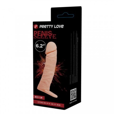 Насадка реалистичная с креплением на мошонку Насадка реалистичная с креплением на мошонку