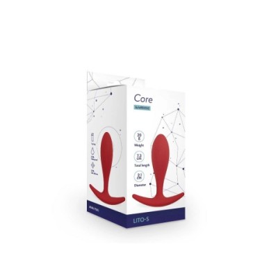 Анальная пробка Lito, цвет бордовый (CORE) (S) Анальная пробка Lito, цвет бордовый (CORE) (S)