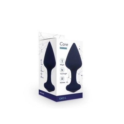 Анальная пробка Exo, цвет тихоокеанский синий (CORE) (L) Анальная пробка Exo, цвет тихоокеанский синий (CORE) (L)