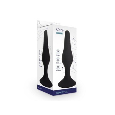 Анальная пробка Gravity, цвет черный (CORE) Анальная пробка Gravity, цвет черный (CORE)