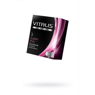 VITALIS №3 Super thin Презервативы супертонкие VITALIS №3 Super thin Презервативы супертонкие