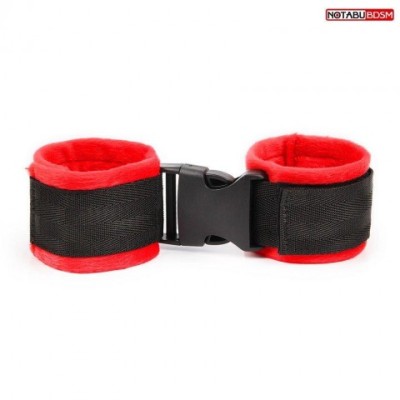 Наручники NoTabu чёрный/красный Наручники NoTabu чёрный/красный