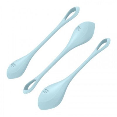 Набор вагинальных шариков Satisfyer Yoni Power 2 light blue Набор вагинальных шариков Satisfyer Yoni Power 2 light blue