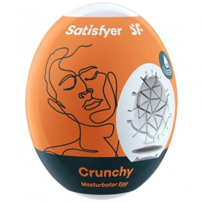 Мастурбатор-яйцо Satisfyer Egg Single crunchy Мастурбатор-яйцо Satisfyer Egg Single crunchy