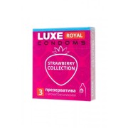 Презервативы LUXE ROYAL Strawberry Collection (3 шт.)