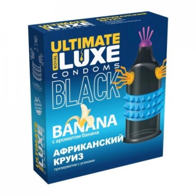 Презерватив LUXE BLACK ULTIMATE Африканский круиз (БАНАН) 1 шт. Презерватив LUXE BLACK ULTIMATE Африканский круиз (БАНАН) 1 шт.