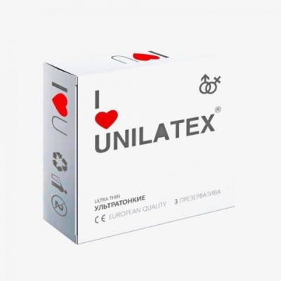Презервативы Unilatex UltraThin/ультратонкие, 3 шт Презервативы Unilatex UltraThin/ультратонкие, 3 шт