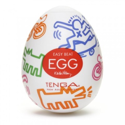 TENGA&Keith Haring Egg Мастурбатор яйцо Street TENGA&Keith Haring Egg Мастурбатор яйцо Street