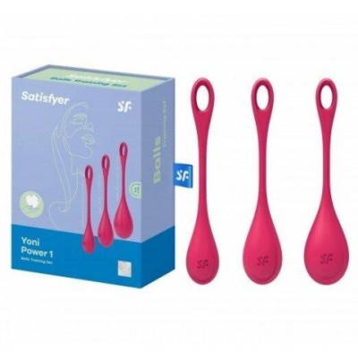 Набор вагинальных шариков Satisfyer Yoni Power 1 розовые Набор вагинальных шариков Satisfyer Yoni Power 1 розовые