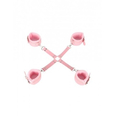 Фиксаторы розовые на руки и ноги SM Bondage Sex Фиксаторы розовые на руки и ноги SM Bondage Sex