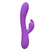 Вибратор-кролик Gili-Gili фиолетовый от WOOOMY с подогревом (20.2 *3.4 см.)