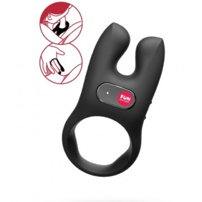 Эрекционное кольцо с вибрацией Nōs от Fun Factory (черное) Эрекционное кольцо с вибрацией Nōs от Fun Factory (черное)