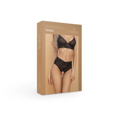 Неповторимые черные высокие шортики с доступом и нежным кружевом (Easy to love) (XS/S (40-42)) Неповторимые черные высокие шортики с доступом и нежным кружевом (Easy to love) (XS/S (40-42))