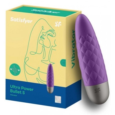 Мини-вибратор Satisfyer Ultra Power Bullet 5 фиолетовый Мини-вибратор Satisfyer Ultra Power Bullet 5 фиолетовый