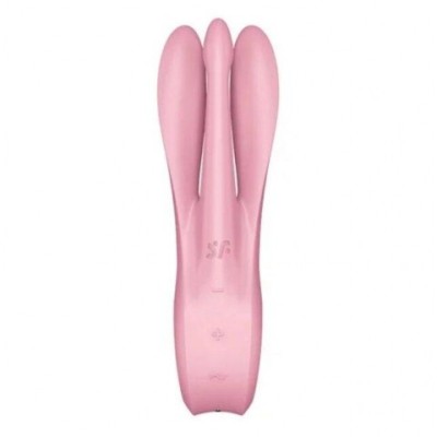 Клиторальный вибростимулятор Satisfyer Threesome 1 розовый Клиторальный вибростимулятор Satisfyer Threesome 1 розовый