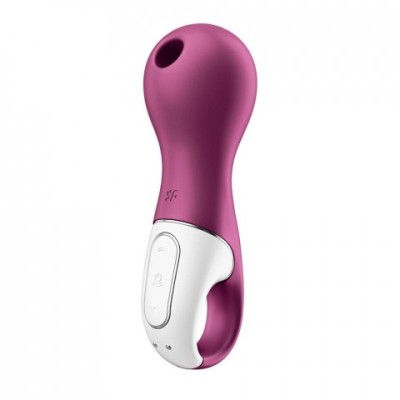 Вакуумный стимулятор клитора с вибрацией Satisfyer Lucky Libra ягодный Вакуумный стимулятор клитора с вибрацией Satisfyer Lucky Libra ягодный