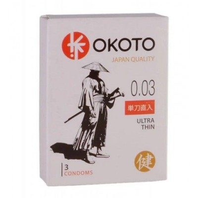 Презервативы ОКОТО ULTRA THIN (3 ультратонких презерватива) Презервативы ОКОТО ULTRA THIN (3 ультратонких презерватива)