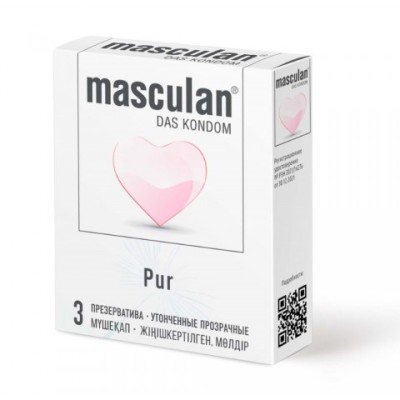 Презерватив Masculan PUR № 3 (ПУР утонченные прозрачные) Презерватив Masculan PUR № 3 (ПУР утонченные прозрачные)