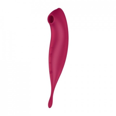 Вибратор с воздушной стимуляцией клитора Satisfyer Twirling Pro+ бордовый (Connect App) Вибратор с воздушной стимуляцией клитора Satisfyer Twirling Pro+ бордовый (Connect App)