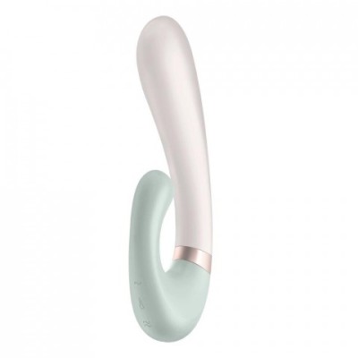 Смарт вибратор кролик с подогревом Satisfyer Heat Wave Connect App мятный Смарт вибратор кролик с подогревом Satisfyer Heat Wave Connect App мятный