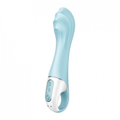 Надувной вибратор для точки-G Satisfyer Air Pump Vibrator 5+ голубой Надувной вибратор для точки-G Satisfyer Air Pump Vibrator 5+ голубой