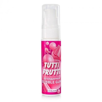 Интимный гель TUTTI-FRUTTI BUBBLE GUM 30 г. Интимный гель TUTTI-FRUTTI BUBBLE GUM 30 г.