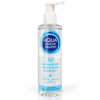Лубрикант на водной основе AQUA COMFORT hot secret NEUTRAL 195 г. Лубрикант на водной основе AQUA COMFORT hot secret NEUTRAL 195 г.