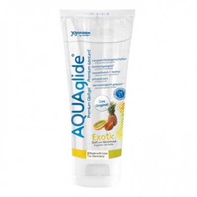 Смазка JoyDivision AQUAglide со вкусом экзотических фруктов, 100 мл Смазка JoyDivision AQUAglide со вкусом экзотических фруктов, 100 мл