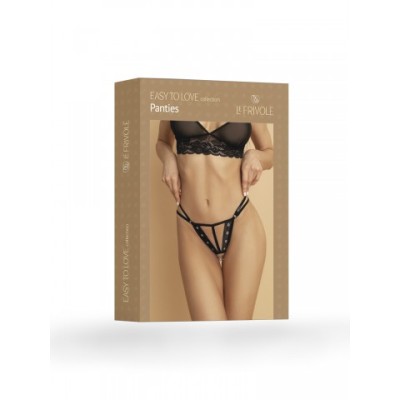 Воспламеняющие чувства трусики с доступом и металлическими вставками (Easy to love) (L/XL (46-48)) Воспламеняющие чувства трусики с доступом и металлическими вставками (Easy to love) (L/XL (46-48))