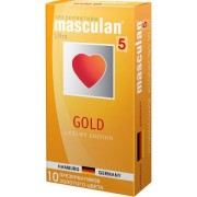 Презервативы MASCULAN 5 ULTRA GOLD № 10 (утонченный латекс золотого цвета) 10 шт.