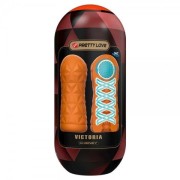 Компактный мастурбатор с внутренним стимулятором Victoria cheney