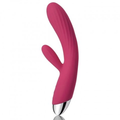 Вибратор-кролик Angel с подогревом розовый от SVAKOM Вибратор-кролик Angel с подогревом розовый от SVAKOM