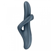 Вибратор с ротацией Satisfyer Heat Flex 4 серый (c подогревом)