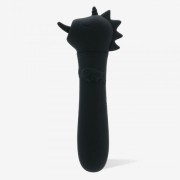 Вибропуля Unihorn Wild Spirit со стимуляцией язычком (черный)