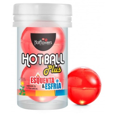 Лубрикант HOT BALL PLUS на масляной основе в виде двух шариков с охлождающе-разогревающим эффект Лубрикант HOT BALL PLUS на масляной основе в виде двух шариков с охлождающе-разогревающим эффект