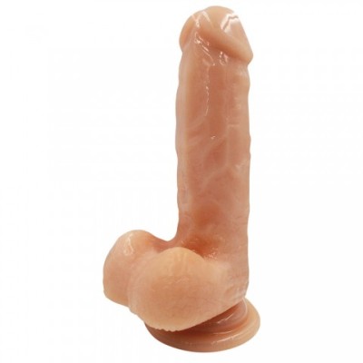 Фаллоимитатор на присоске телесный в коробке (17x3,5) Фаллоимитатор на присоске телесный в коробке (17x3,5)