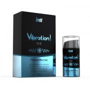 Intt Vibration Ice - Жидкий интимный гель с эффектом вибрации 15 мл.