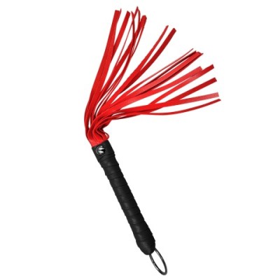 Плетка красная, ручка черная (30 см.) Плетка красная, ручка черная (30 см.)