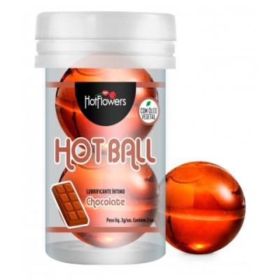 Лубрикант AROMATIC HOT BALL на масляной основе в виде двух шариков (аромат шоколада) Лубрикант AROMATIC HOT BALL на масляной основе в виде двух шариков (аромат шоколада)