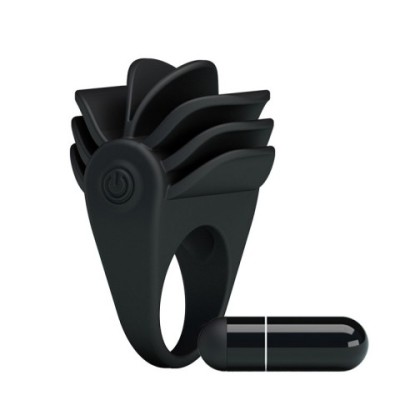 Силиконовое виброкольцо с мощным виброэлементом Силиконовое виброкольцо с мощным виброэлементом