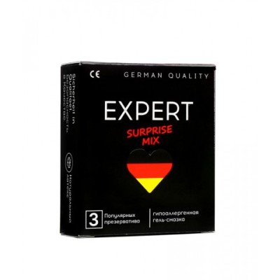 Презервативы EXPERT SURPRISE MIX № 3 (микс), 3 шт. Презервативы EXPERT SURPRISE MIX № 3 (микс), 3 шт.
