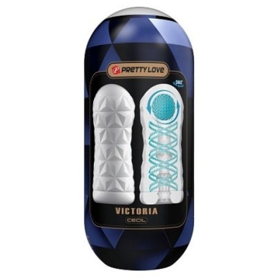 Компактный мастурбатор с внутренним стимулятором Victoria cecil Компактный мастурбатор с внутренним стимулятором Victoria cecil