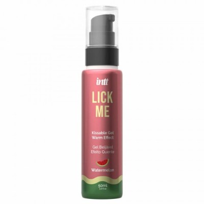Гель со вкусом арбуза LICK ME с согревающим эффектом от INTT 50 мл Гель со вкусом арбуза LICK ME с согревающим эффектом от INTT 50 мл