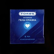 Интимная гель-смазка TOREX классическая 5 мл.