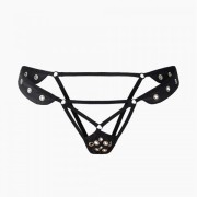 Подчиняющие трусики с доступом и металическими вставками Easy to love (L/XL, 46-48)